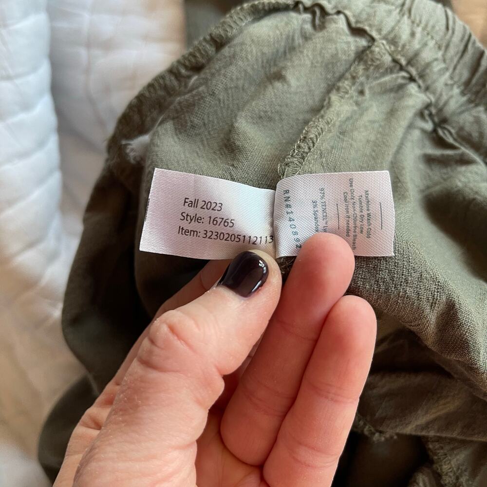 Marine Layer Allison Pant Dusty Olive Sm Tencel Lightweight‎ Casual Comfortable - Picture 15 of 16